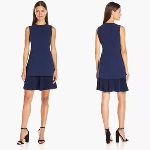 Theory Malkan P Winsow Layered Crepe Dress size 4